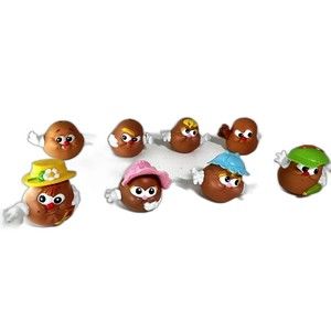 Vintage McDonalds Potato Head Kids Figures Toys Lot Of 8 Collectible 90s